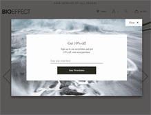 Tablet Screenshot of bioeffect.co.uk