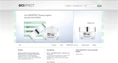 Desktop Screenshot of bioeffect.fi