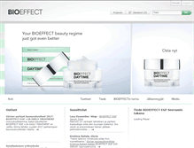 Tablet Screenshot of bioeffect.fi